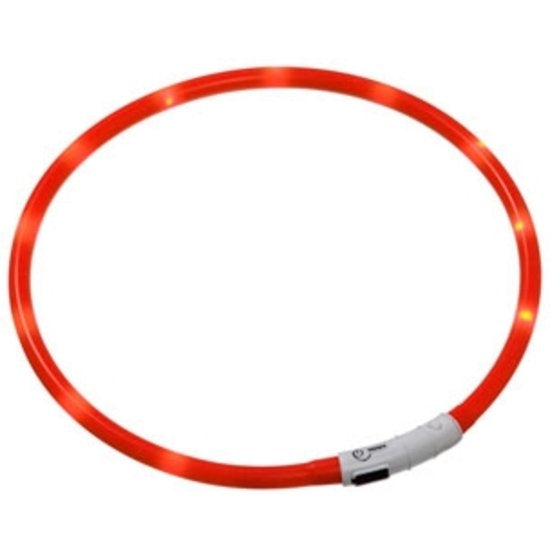 LED EASYDOG halsband - oranje - inkortbaar 20 tot 70 CM - oplaadbaar LED EASYDOG halsband - oranje - inkortbaar 20 tot 70 CM - oplaadbaar